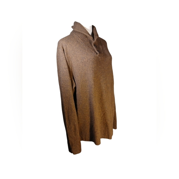 J Crew merino wool two-button shawl-collar pullover Size Xl - Picture 4 of 9